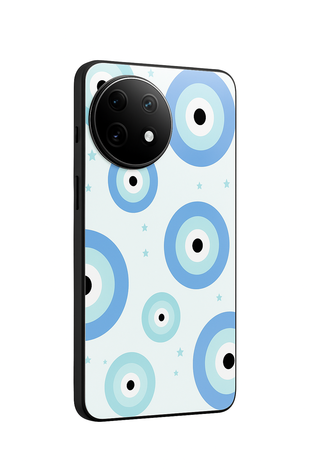 Blue Orbit Premium Glass Back Cover For One Plus 13, 12, 11, 10, Nord Series