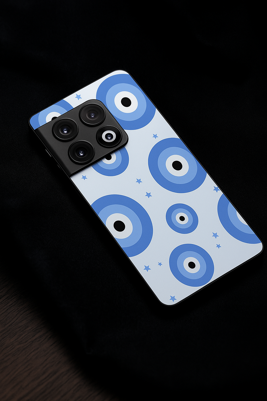 Blue Orbit Premium Glass Back Cover For One Plus 13, 12, 11, 10, Nord Series