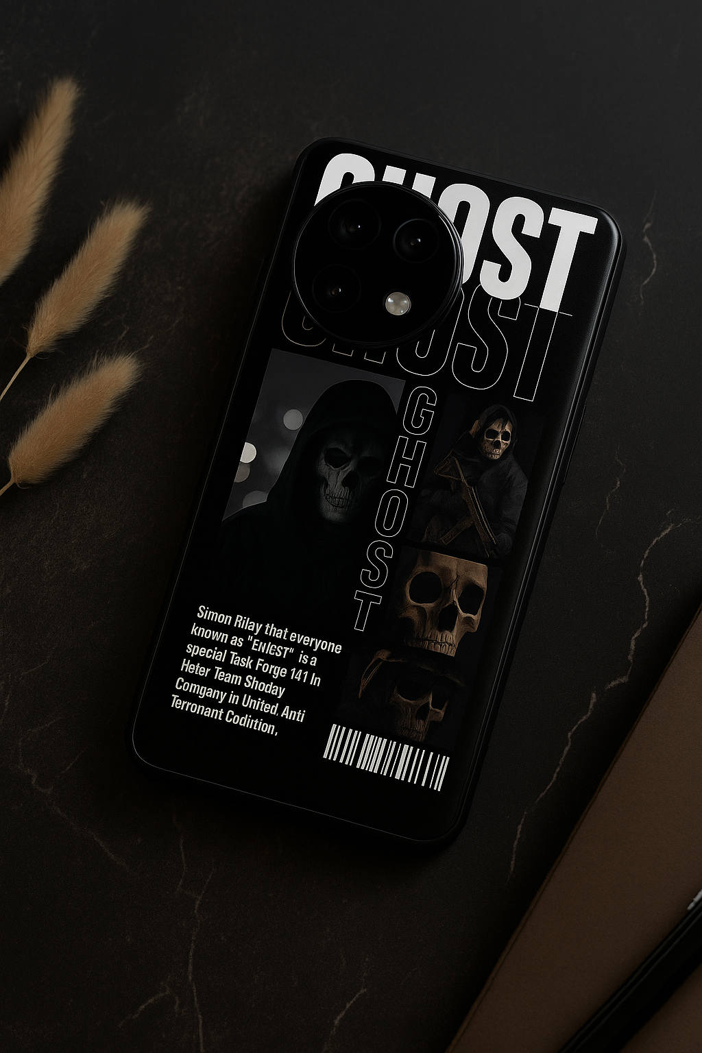 Ghost Protocol Premium Glass Back Cover For One Plus 13, 12, 11, 10, Nord Series