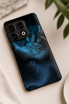 Neon Navigator Premium Glass Back Cover For One Plus 13, 12, 11, 10, Nord Series