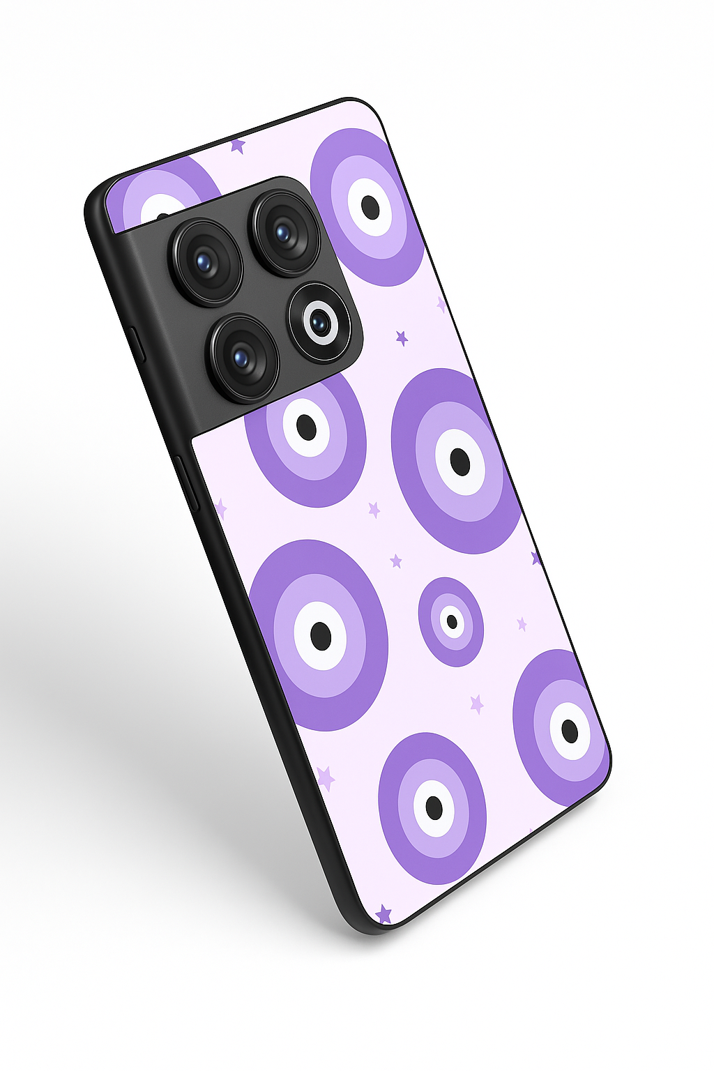 Lavender Aura Premium Glass Back Cover For One Plus 13, 12, 11, 10, Nord Series