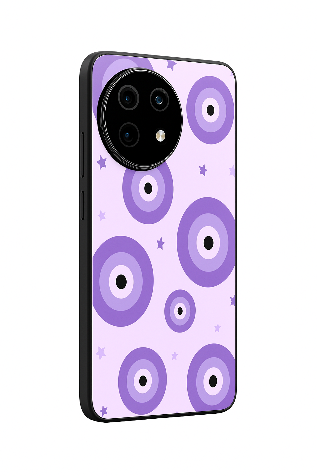 Lavender Aura Premium Glass Back Cover For One Plus 13, 12, 11, 10, Nord Series