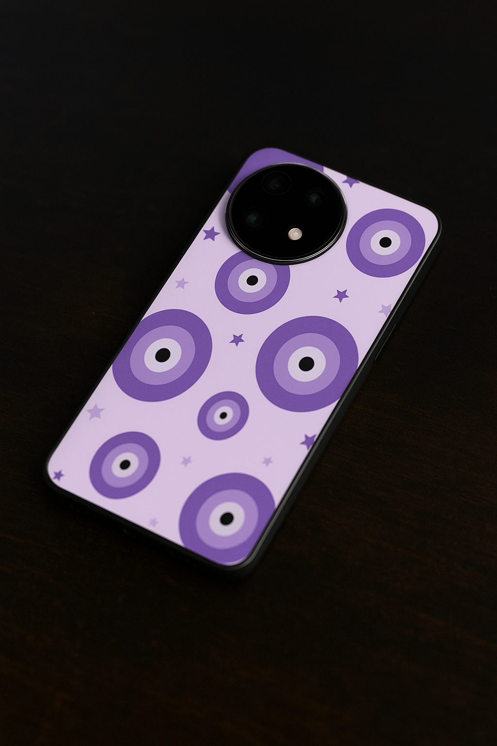 Lavender Aura Premium Glass Back Cover For One Plus 13, 12, 11, 10, Nord Series