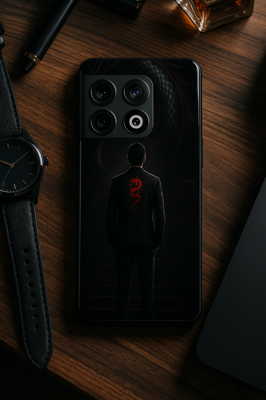 Venom Authority Premium Glass Back Cover For One Plus 13, 12, 11, 10, Nord Series