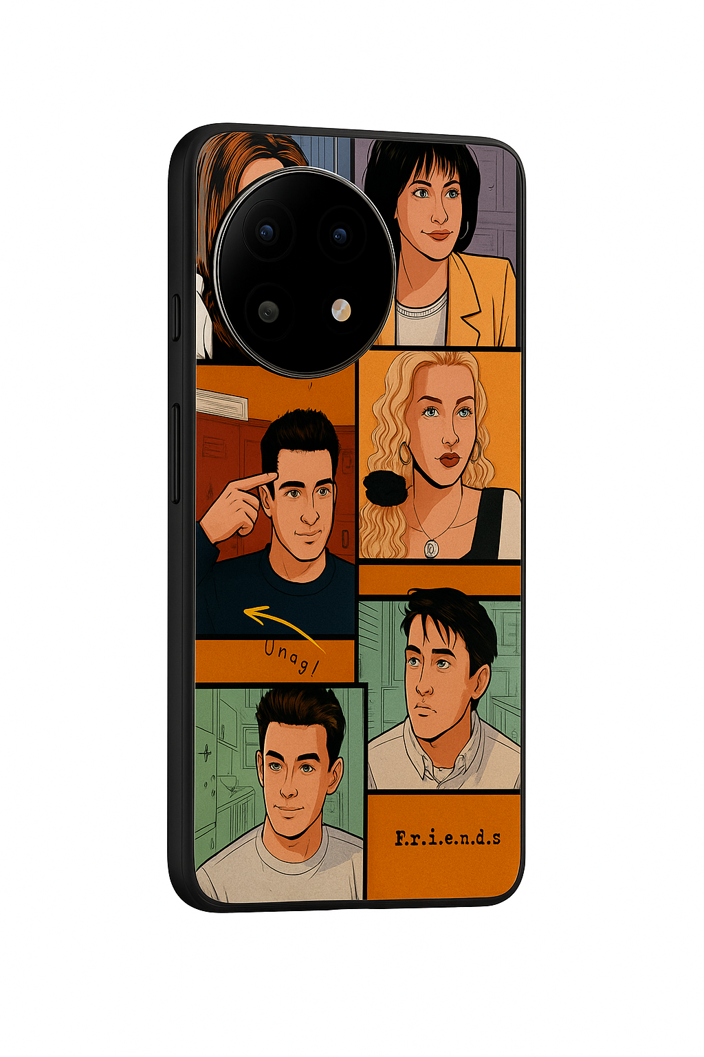 Pop Art Squad Premium Glass Back Cover For One Plus 13, 12, 11, 10, Nord Series