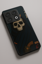 Skullbound Premium Glass Back Cover For One Plus 13, 12, 11, 10, Nord Series