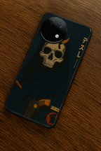 Skullbound Premium Glass Back Cover For One Plus 13, 12, 11, 10, Nord Series