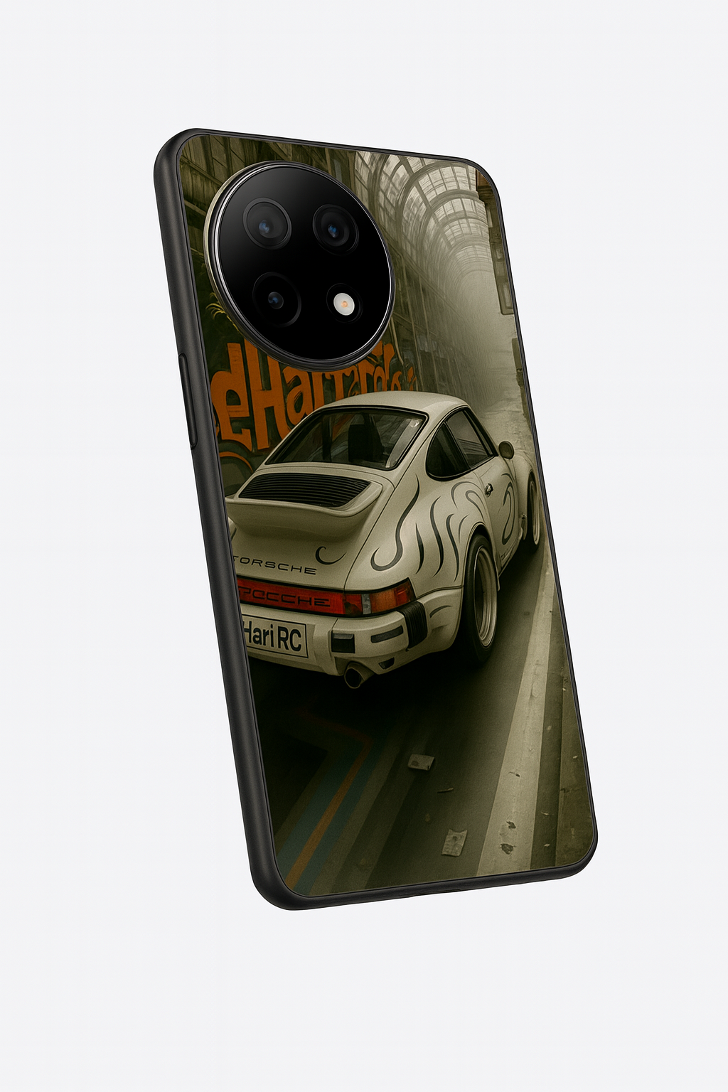 Urban Racer  Premium Glass Back Cover For One Plus 13, 12, 11, 10, Nord Series