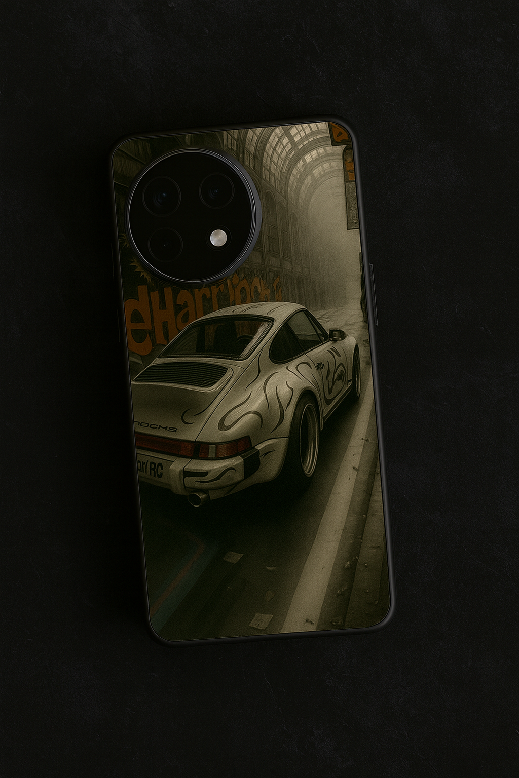 Urban Racer  Premium Glass Back Cover For One Plus 13, 12, 11, 10, Nord Series