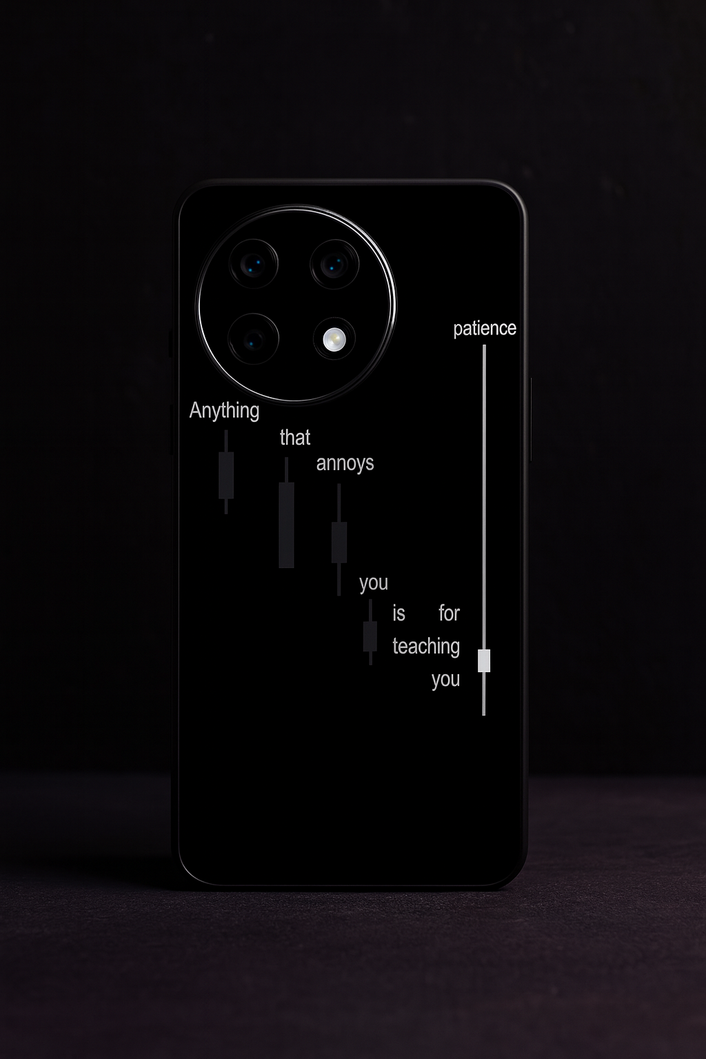 Candle Wisdom Premium Glass Back Cover For One Plus 13, 12, 11, 10, Nord Series