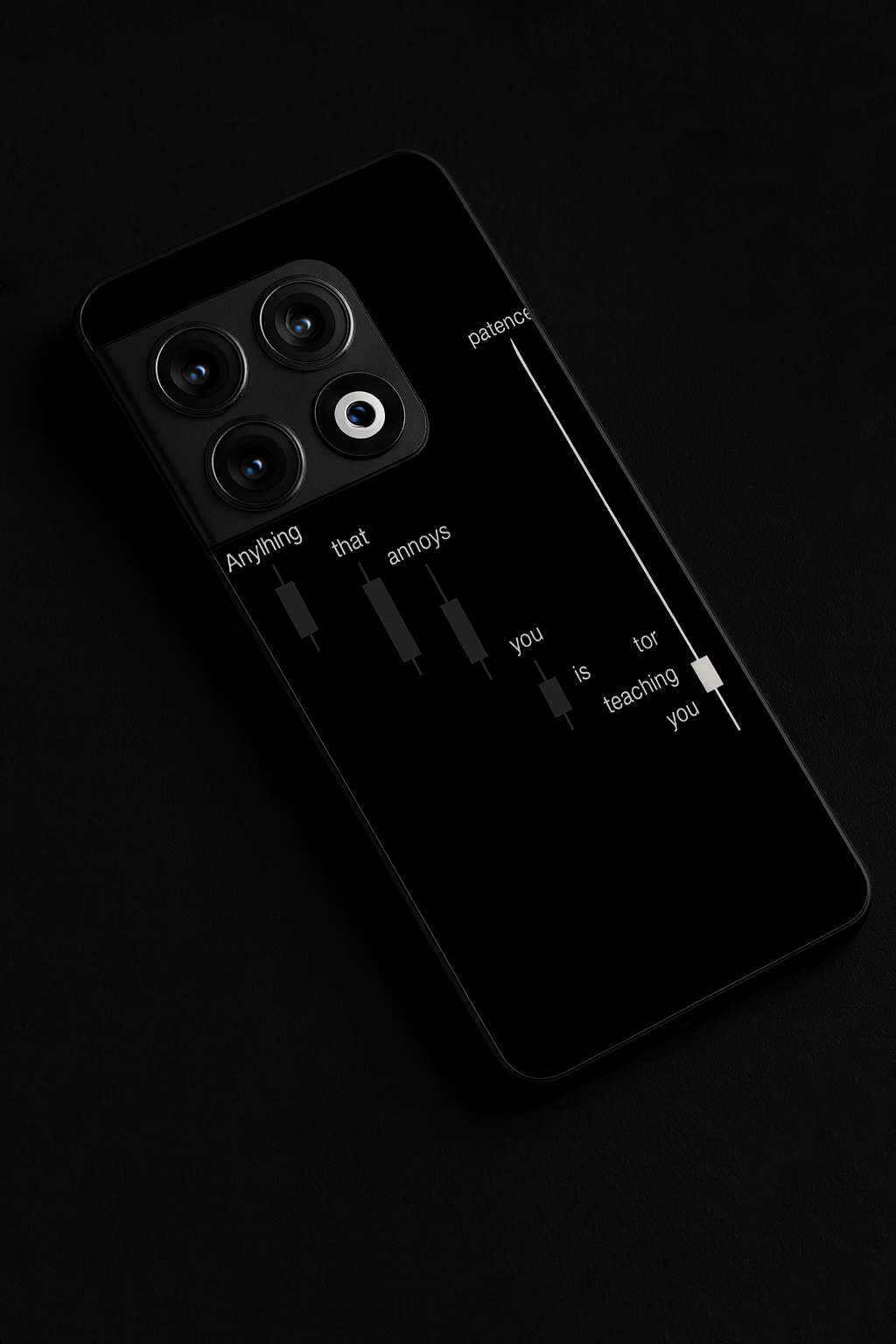 Candle Wisdom Premium Glass Back Cover For One Plus 13, 12, 11, 10, Nord Series