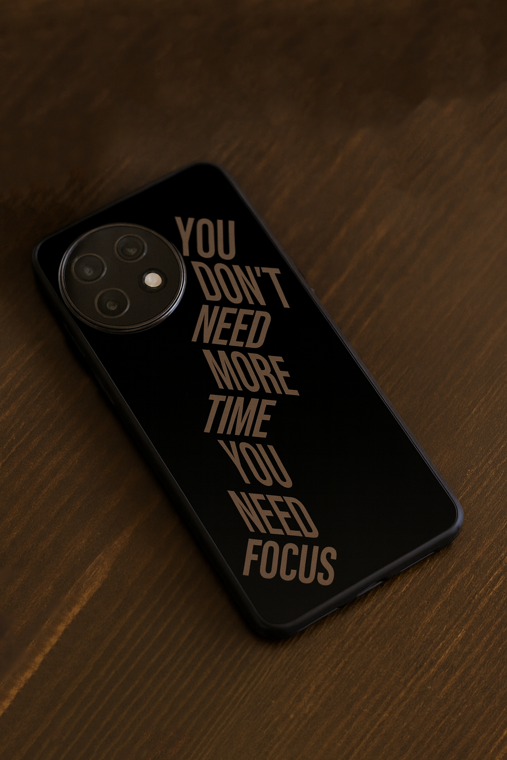 Focus Mode Premium Glass Back Cover For One Plus 13, 12, 11, 10, Nord Series