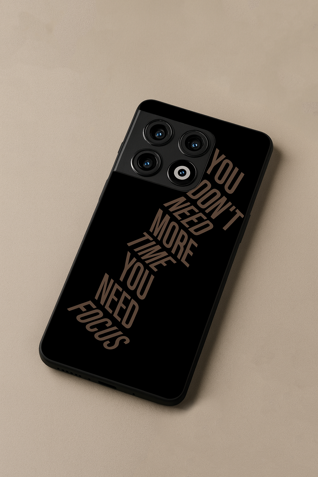 Focus Mode Premium Glass Back Cover For One Plus 13, 12, 11, 10, Nord Series