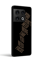 Focus Mode Premium Glass Back Cover For One Plus 13, 12, 11, 10, Nord Series