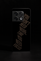 Focus Mode Premium Glass Back Cover For One Plus 13, 12, 11, 10, Nord Series