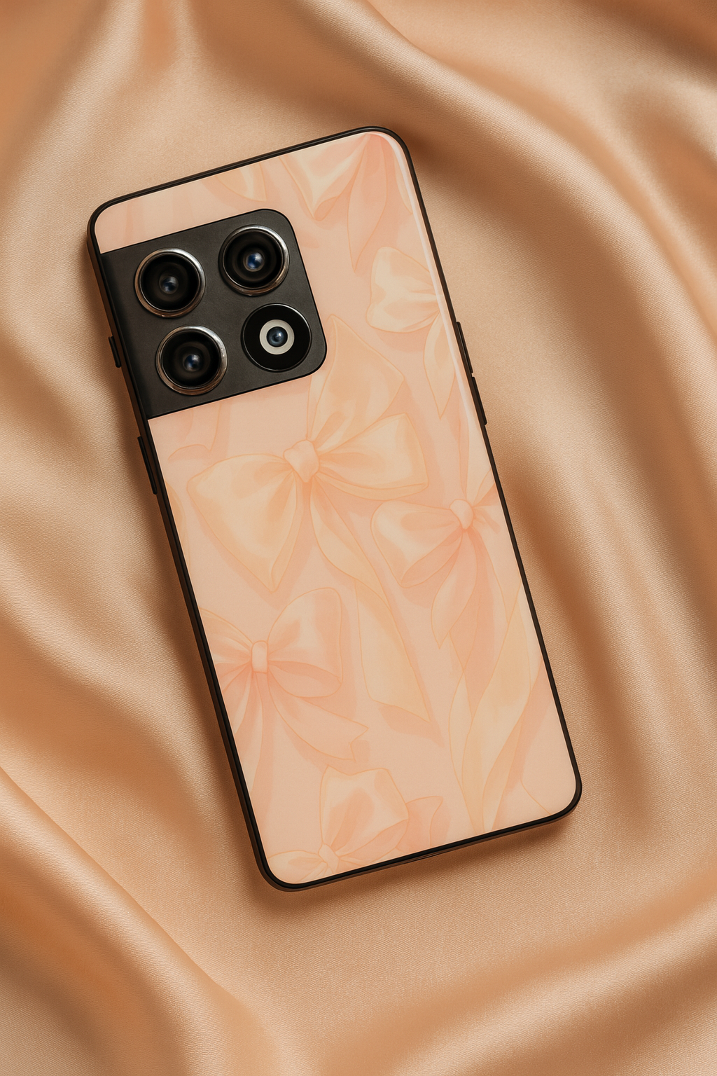 Silky Bows Premium Glass Back Cover For One Plus 13, 12, 11, 10, Nord Series