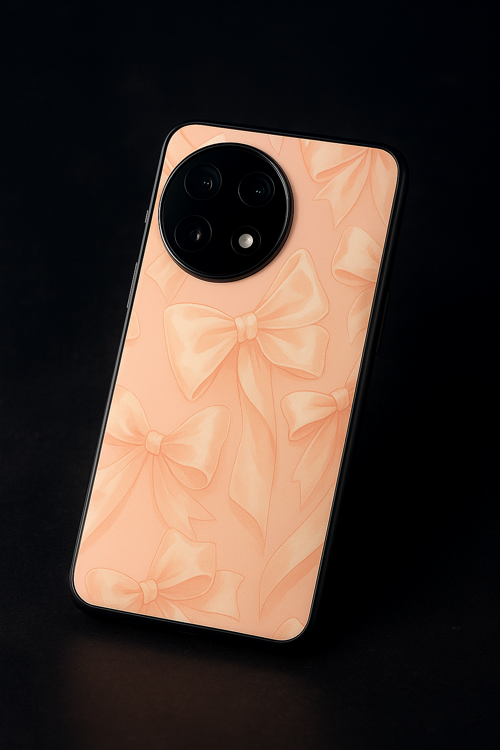Silky Bows Premium Glass Back Cover For One Plus 13, 12, 11, 10, Nord Series