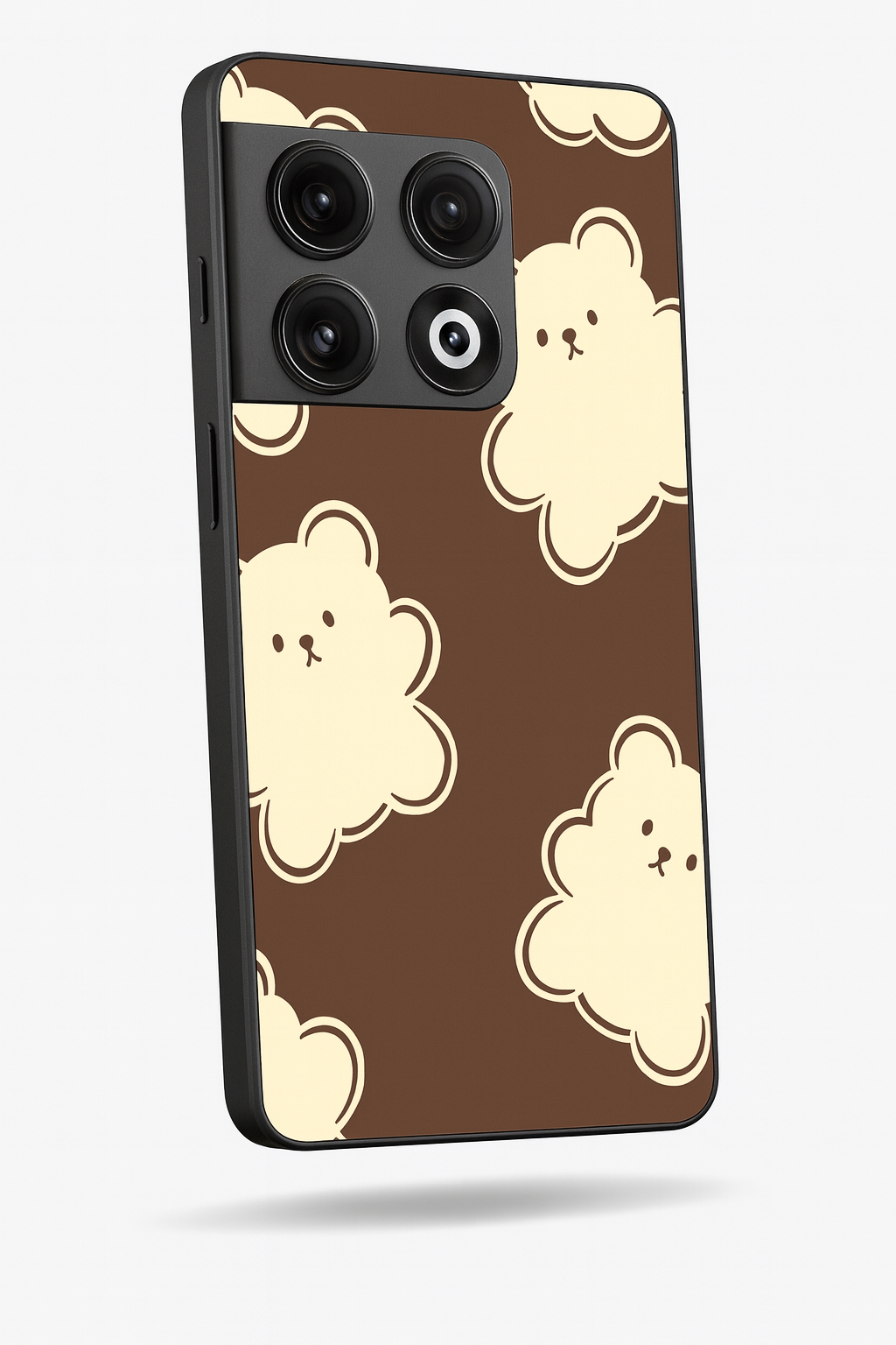 Teddy Overload Premium Glass Back Cover For One Plus 13, 12, 11, 10, Nord Series