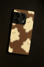 Teddy Overload Premium Glass Back Cover For One Plus 13, 12, 11, 10, Nord Series