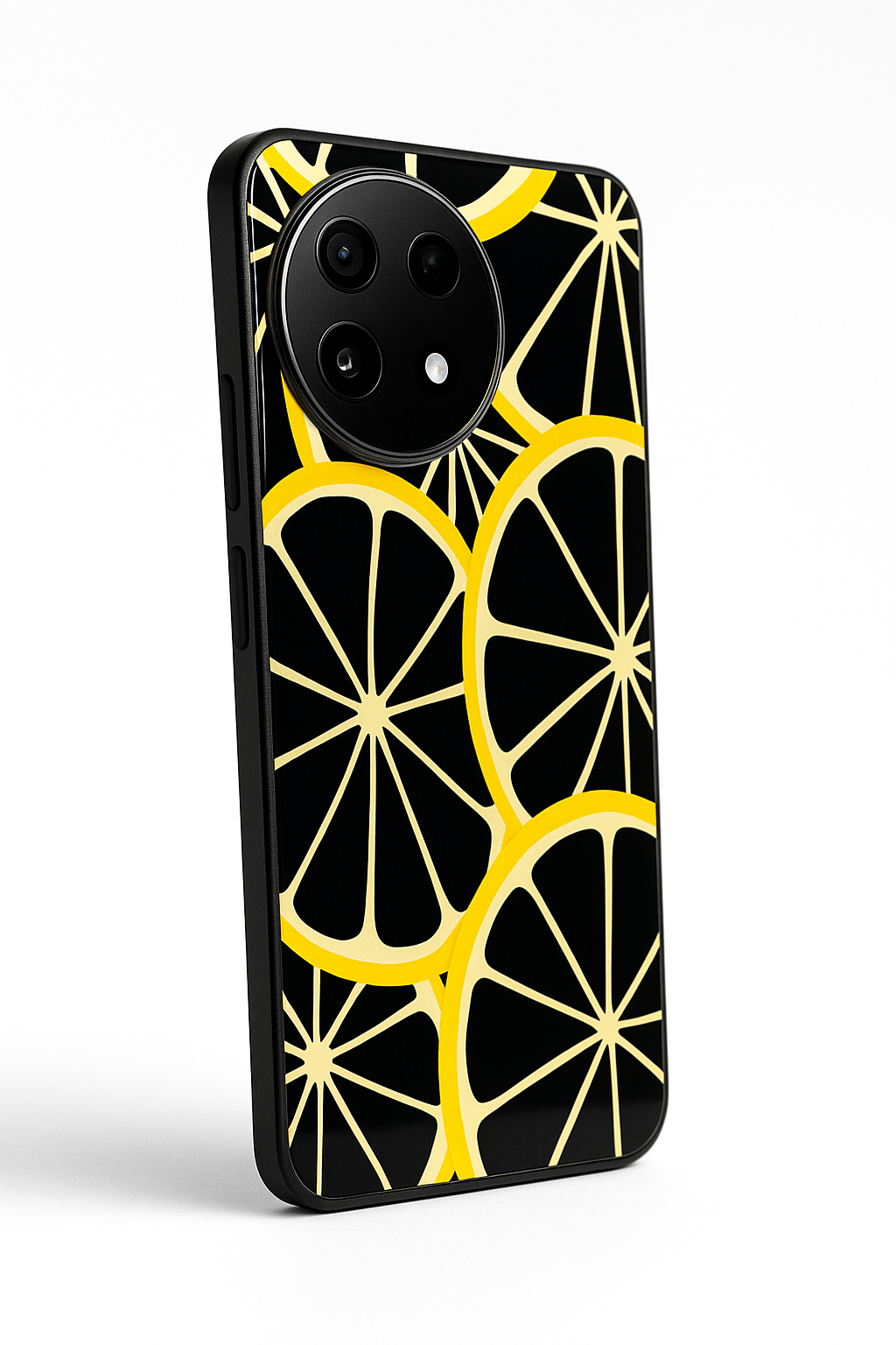 Lemon Pop Premium Glass Back Cover For One Plus 13, 12, 11, 10, Nord Series