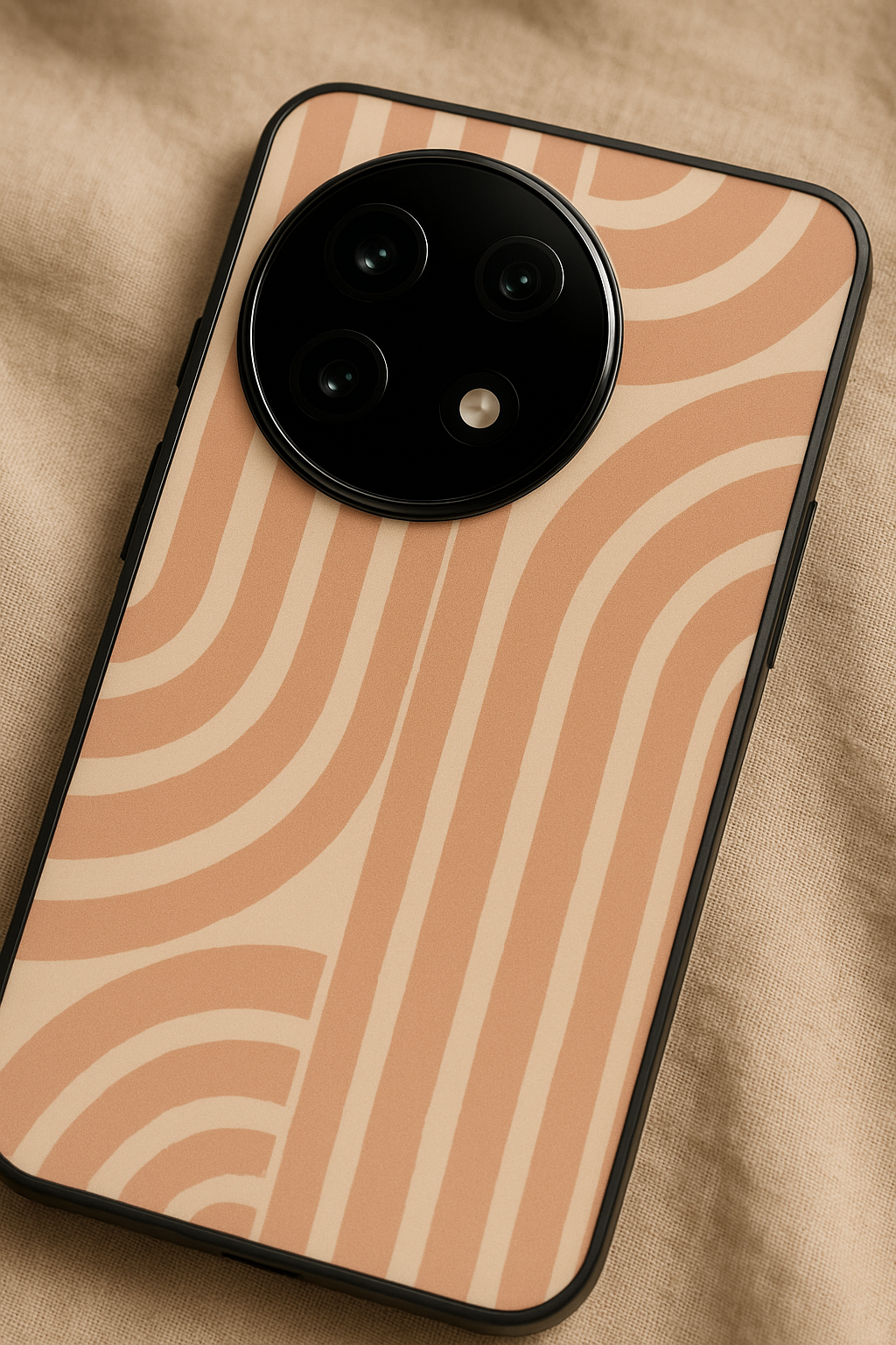 Abstract Arc Premium Glass Back Cover For One Plus 13, 12, 11, 10, Nord Series