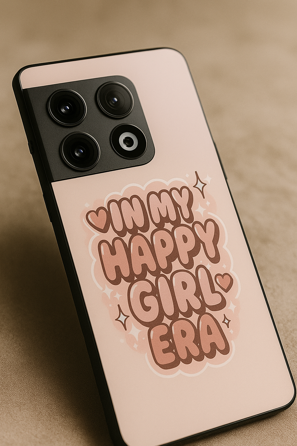 Happy Girl Era Premium Glass Back Cover For One Plus 13, 12, 11, 10, Nord Series