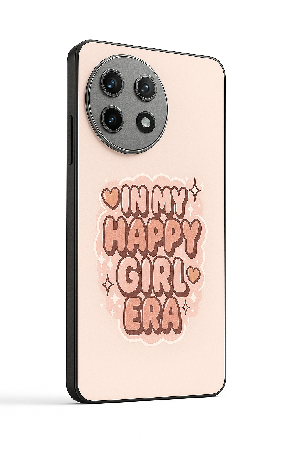 Happy Girl Era Premium Glass Back Cover For One Plus 13, 12, 11, 10, Nord Series