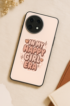 Happy Girl Era Premium Glass Back Cover For One Plus 13, 12, 11, 10, Nord Series