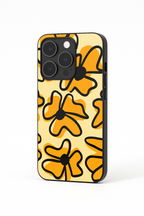 Floral Vibe Printed Glass Back iPhone Covers (11–16) Series | Cute Designs