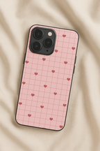 HeartGrid iPhone Covers (11–16) Series | Cute Design