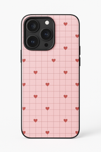 HeartGrid iPhone Covers (11–16) Series | Cute Design