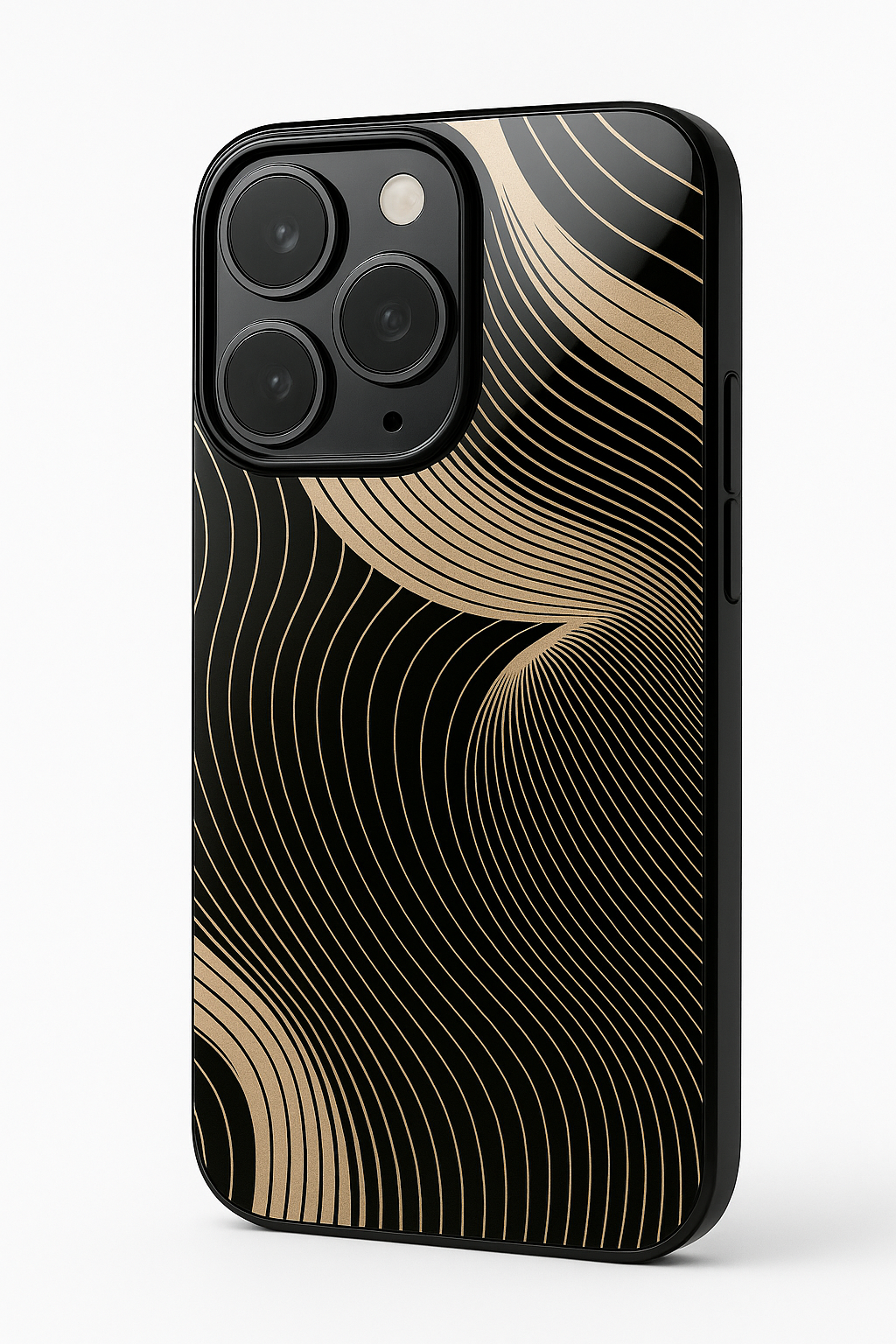 Heart Sprinkle Printed Glass Back iPhone Covers (11–16) Series | Aesthetic Designs