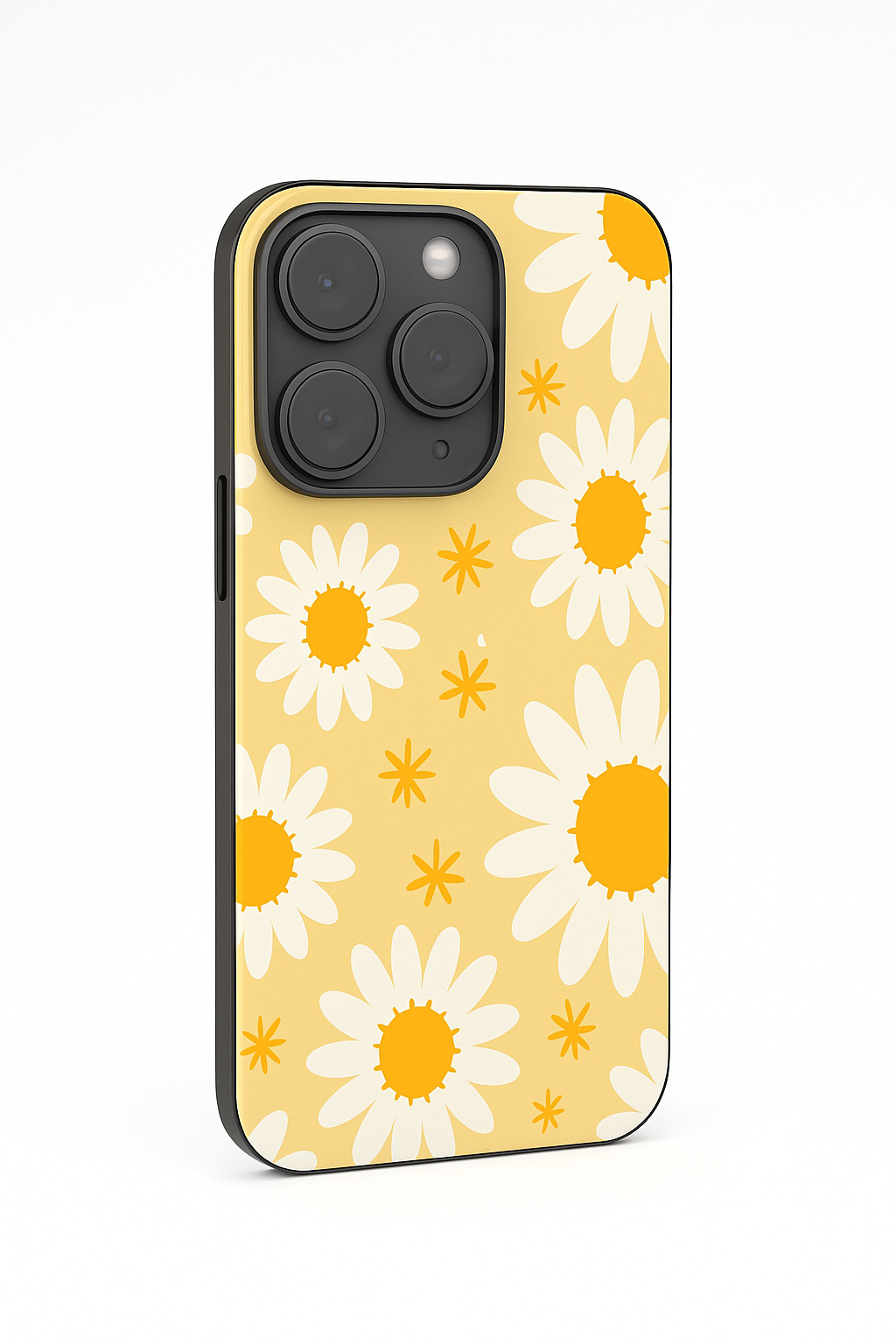Floral Bliss Printed Glass Back iPhone Covers (11–16) Series | Cute Design