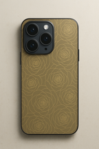 Gilded Rose Printed Glass Back iPhone Covers (11–16) Series | Aesthetic Designs