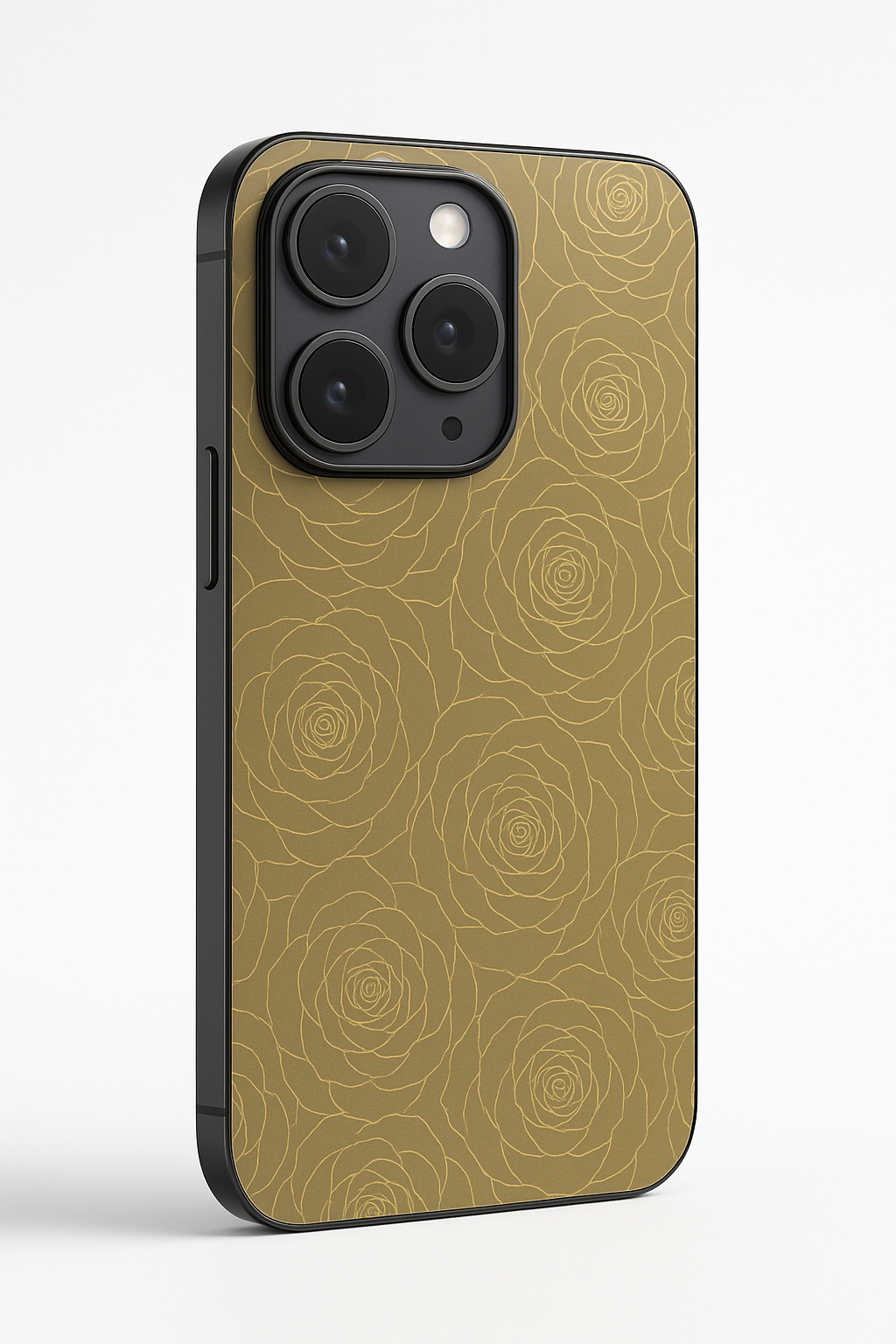 Gilded Rose Printed Glass Back iPhone Covers (11–16) Series | Aesthetic Designs