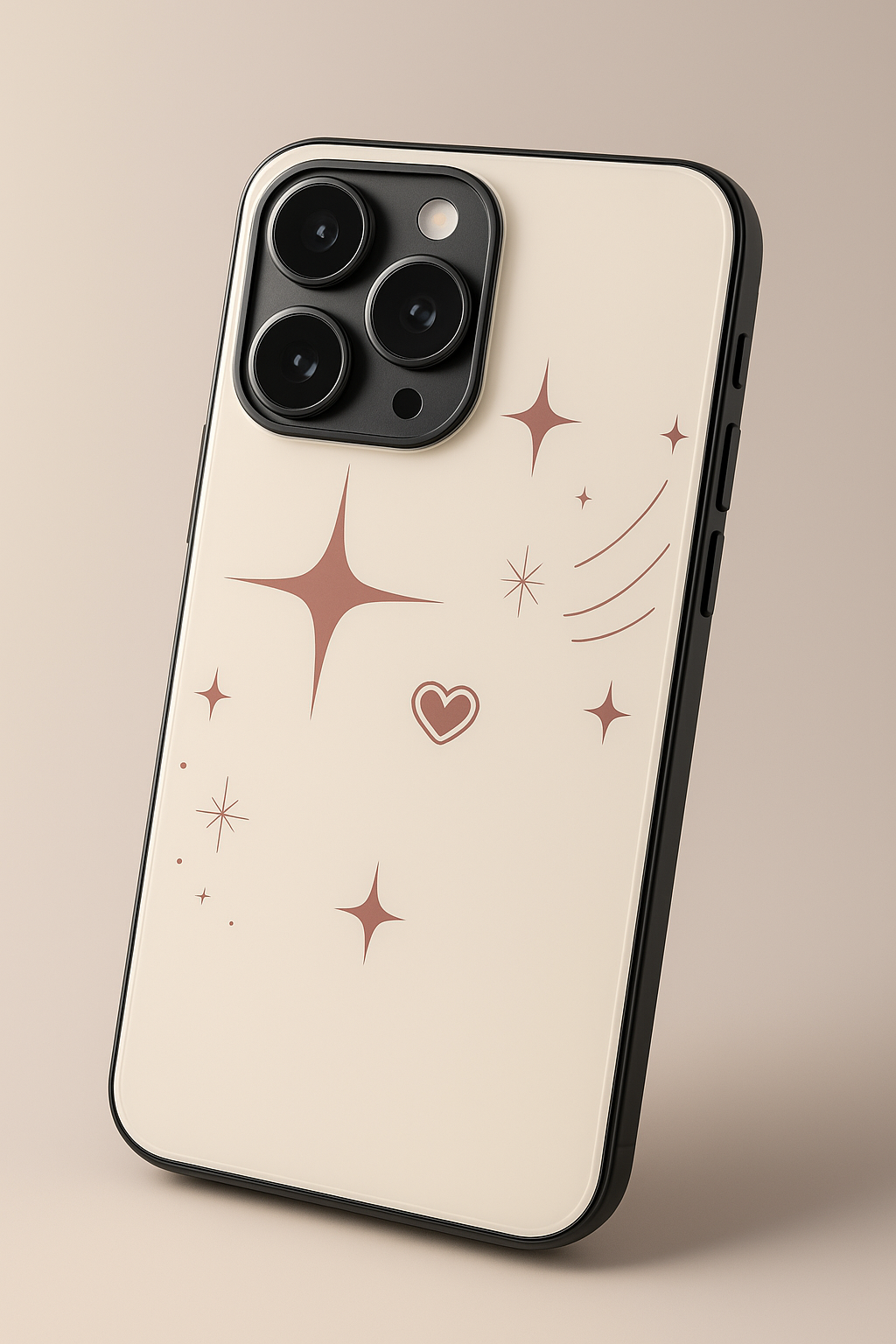 Starry Bliss Printed Glass Back iPhone Covers (11–16) Series | Aesthetic Designs