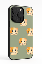 Cheeky Paws Printed Glass Back iPhone Covers (11–16) Series| Cute Design