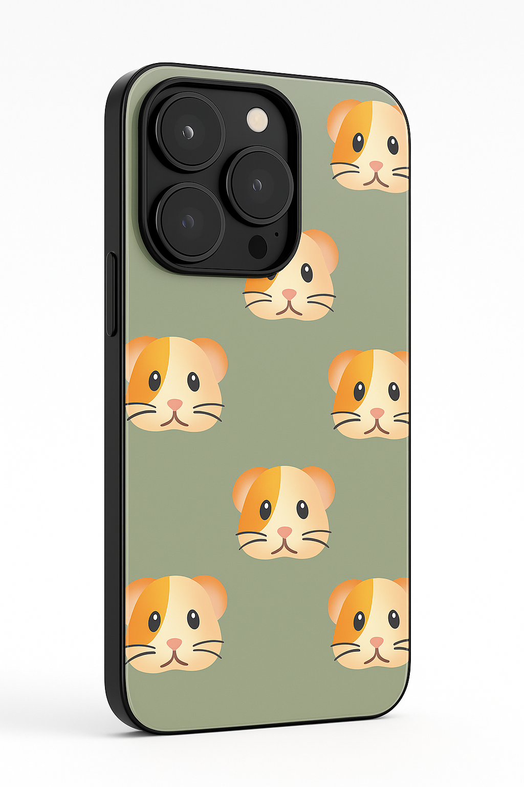 Cheeky Paws Printed Glass Back iPhone Covers (11–16) Series| Cute Design