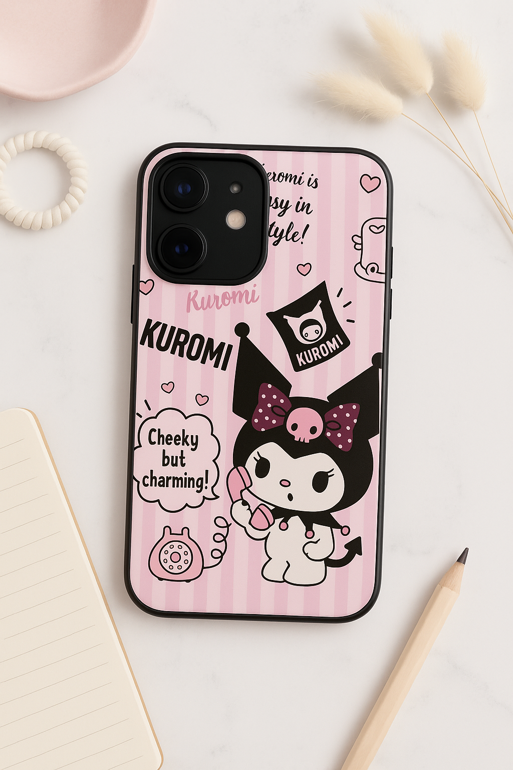 Cheeky Kuromi Vibes iPhone Covers (11–16) Series | Cute Design