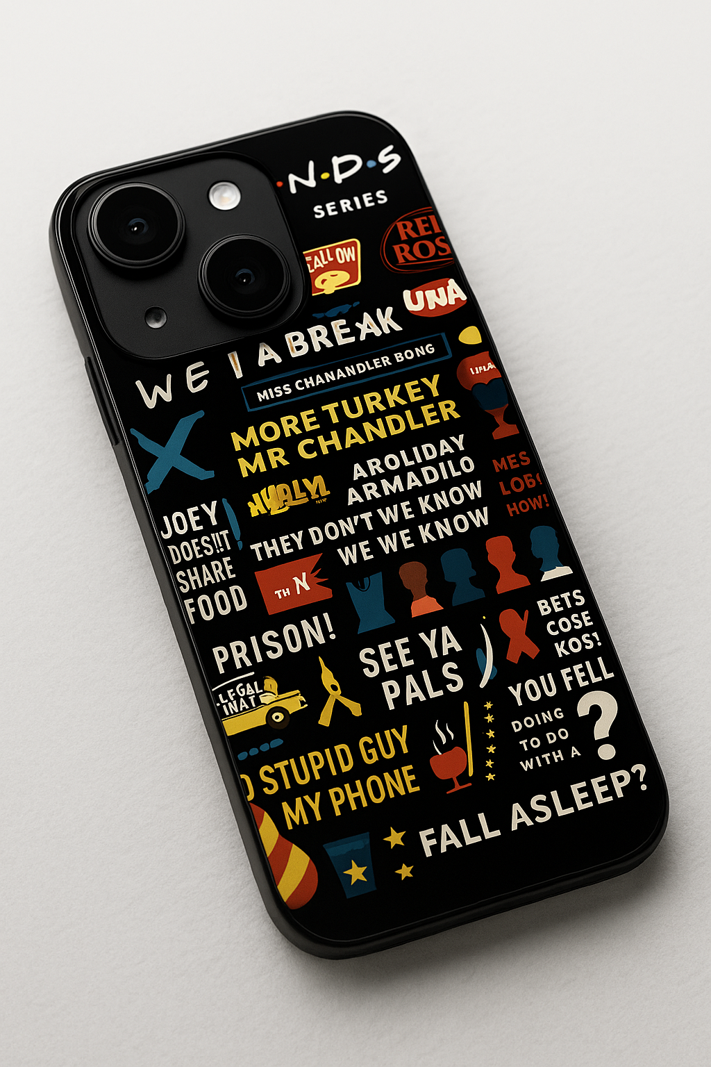 F.R.I.E.N.D iPhone Covers (11–16) Series | Aesthetic Design