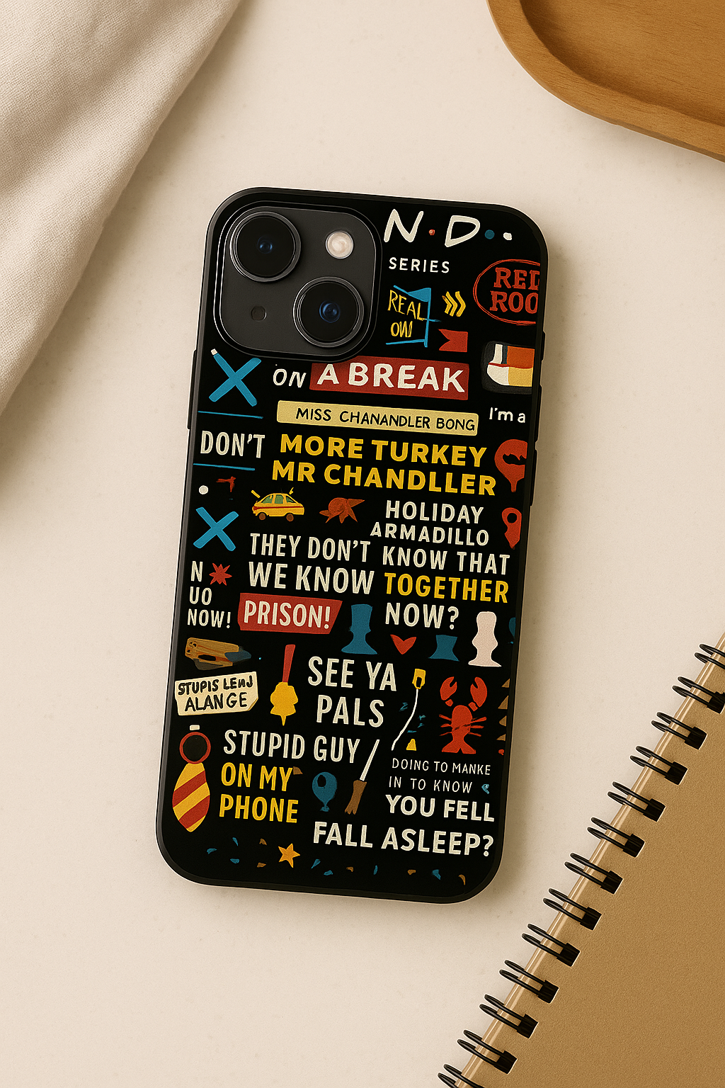 F.R.I.E.N.D iPhone Covers (11–16) Series | Aesthetic Design