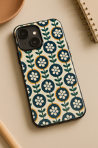 Daisy Retro Pop Printed Glass Back iPhone Covers (11–16) Series | Aesthetic Designs