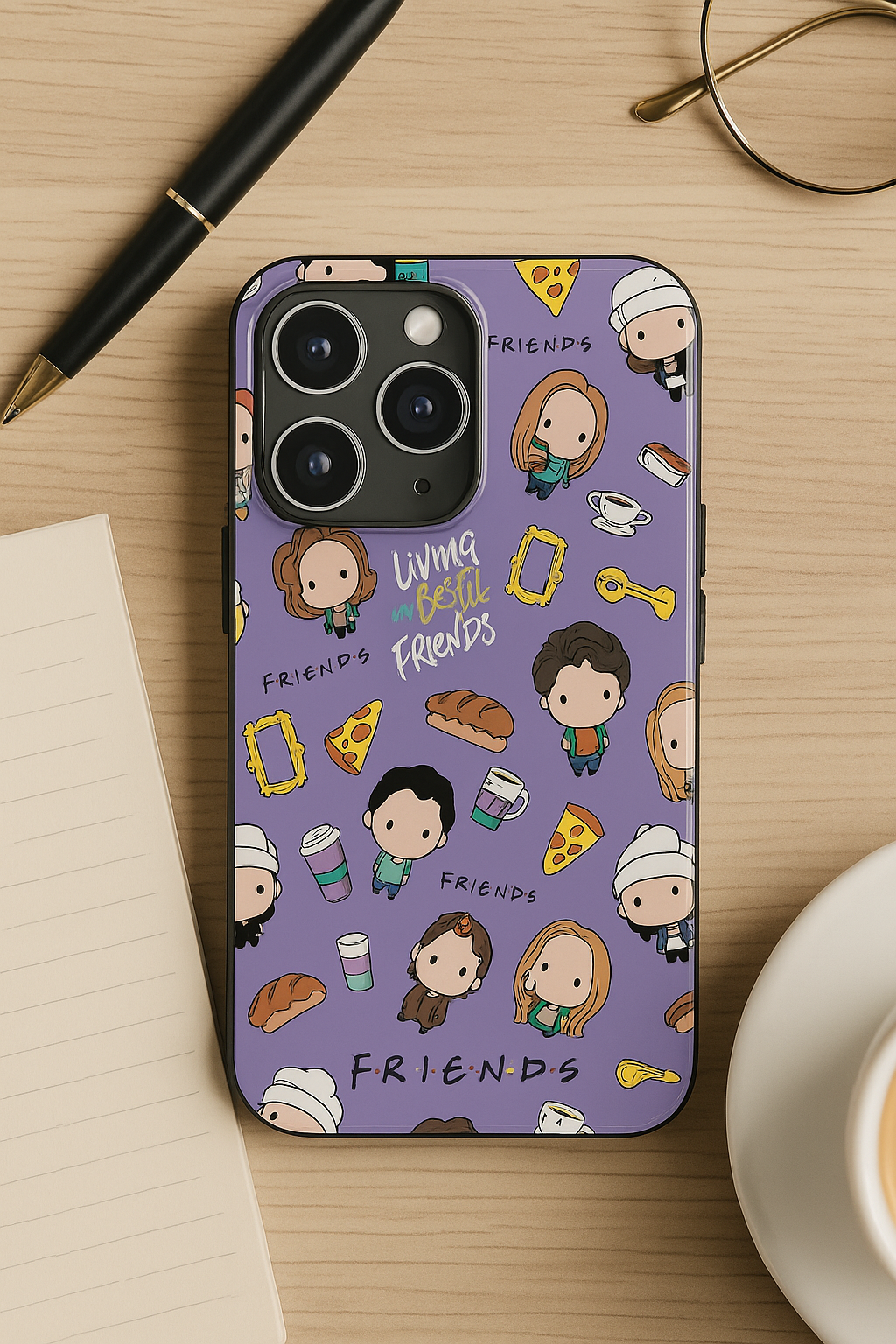 Mini FRIENDS Case iPhone Covers (11–16) Series