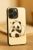 Hmm Panda iPhone Covers (11–16) Series | Cute Design