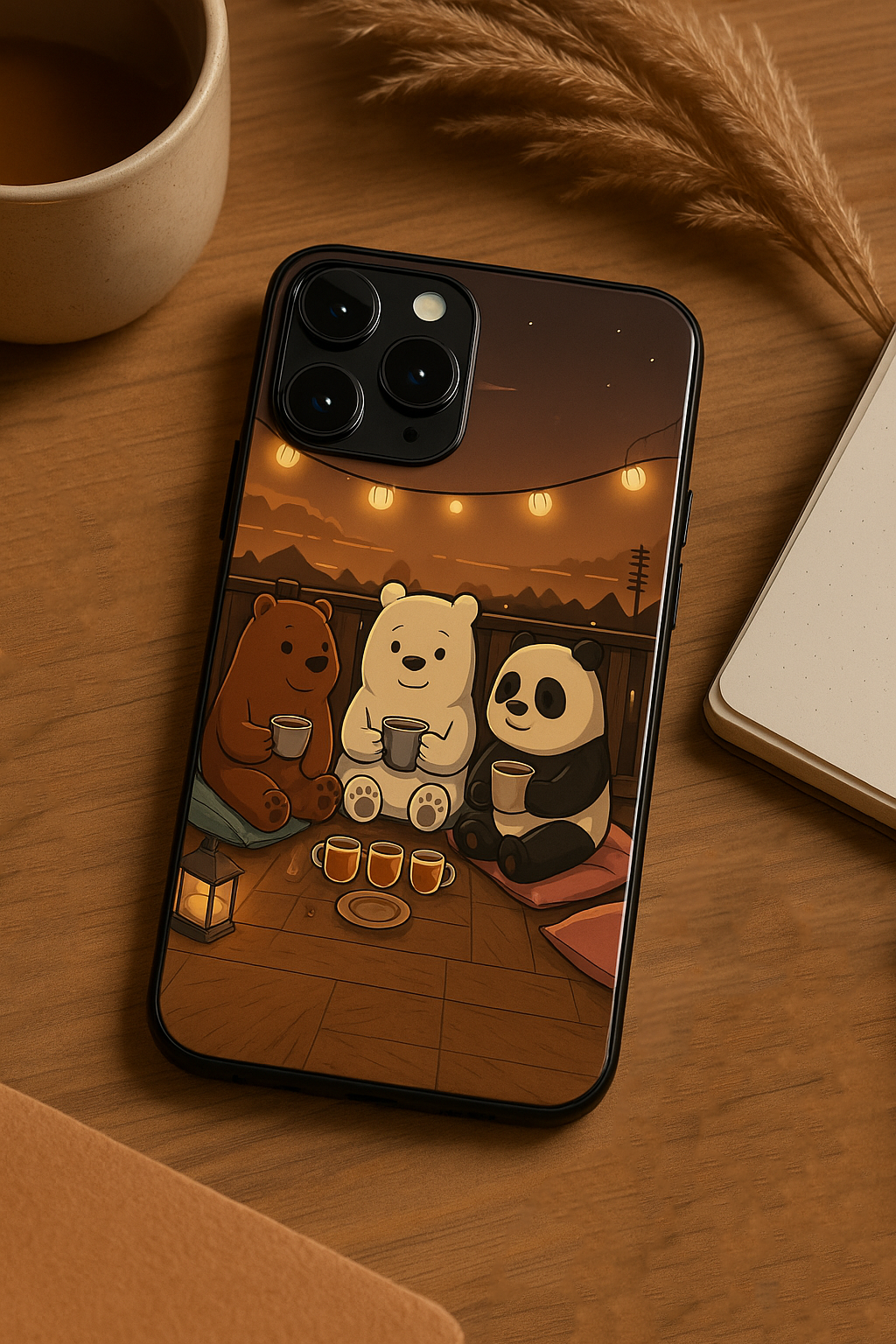 Tea Time Trio iPhone Covers (11–16) Series | Cute Design