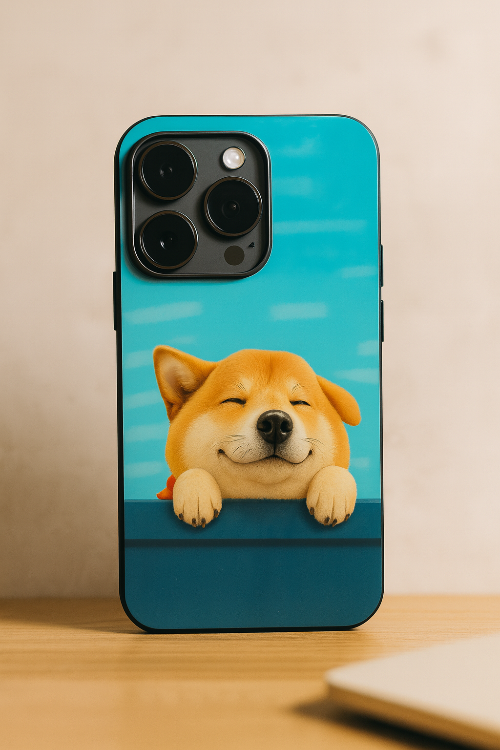 Smiley Shibe iPhone Covers (11–16) Series | Cute Design