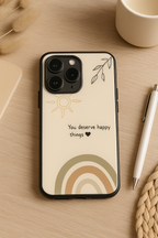 Happy Things iPhone Covers (11–16) Series | Cute Design