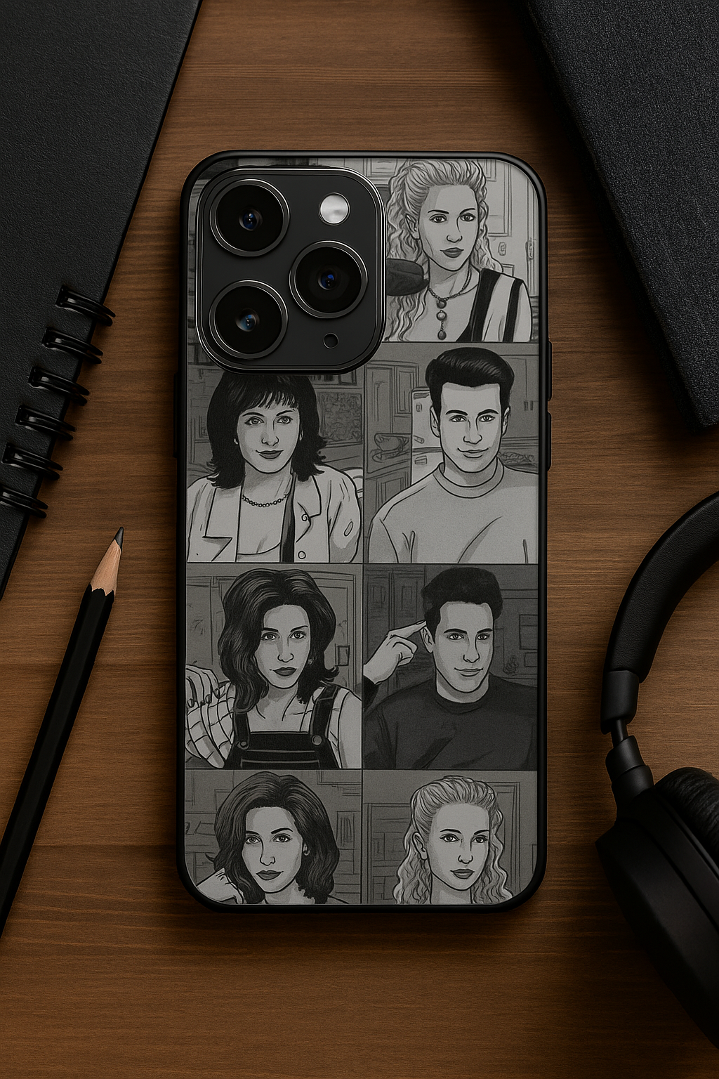 Black & Frame iPhone Covers (11–16) Series