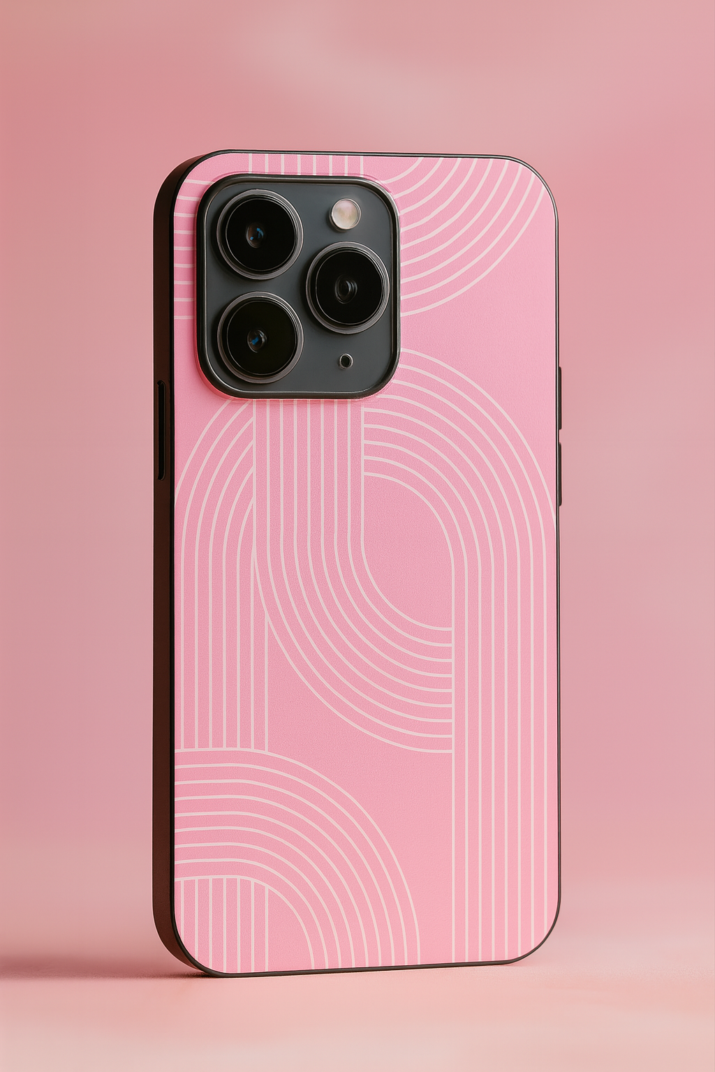 Linear Blush iPhone Covers (11–16) Series | Aesthetic Design