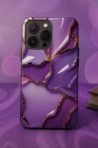 Amethyst Glaze iPhone Covers (11–16) Series | Aesthetic Design